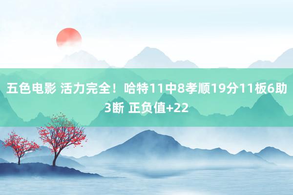 五色电影 活力完全！哈特11中8孝顺19分11板6助3断 正负值+22